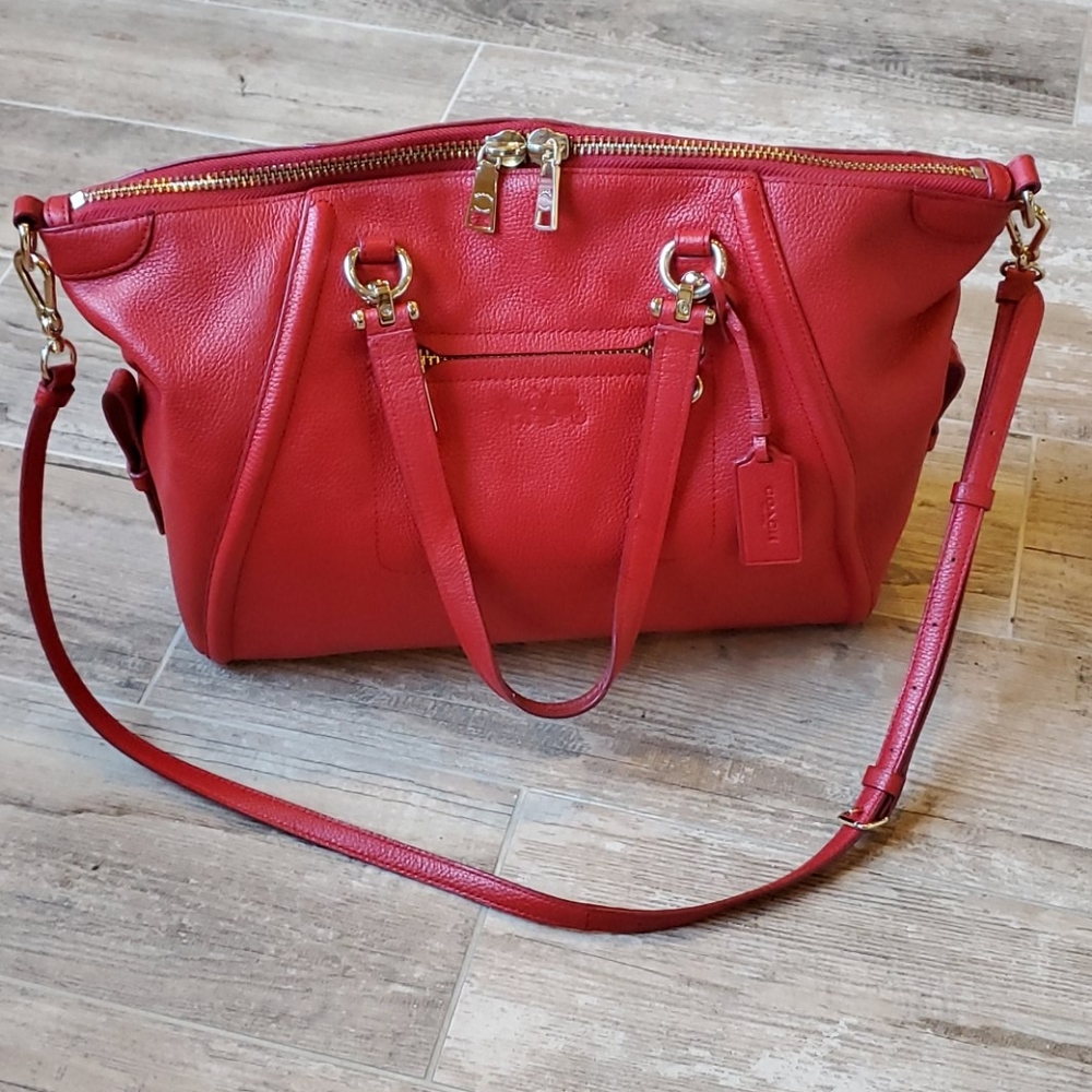 COACH leather purse